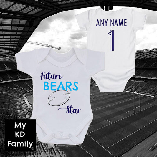 Future Bears Star Personalised Bodysuit