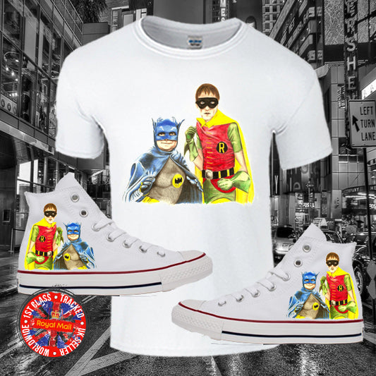 Only Fools & Horses Matching T-shirt & All Star Unisex Converse Hi Tops