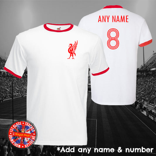 Liverpool Personalised Football Ringer T-shirt