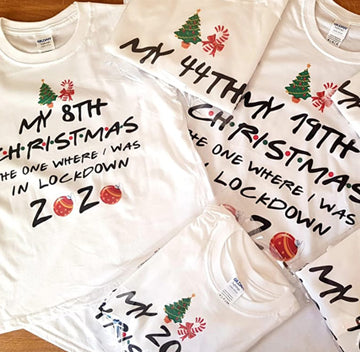 Friends Personalised Lockdown Birthday Christmas T-shirt