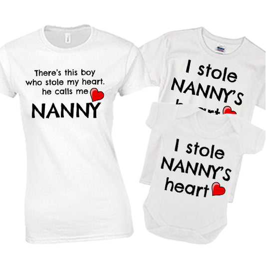 Nanny Family Matching Set "Stole My Heart"