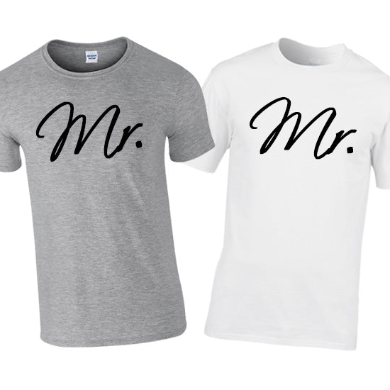 Mr & Mr Matching T-shirts