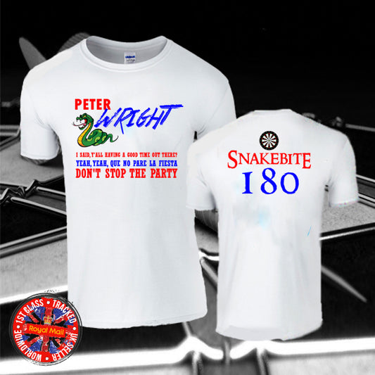Peter Wright "Snakebite" Darts T-shirt