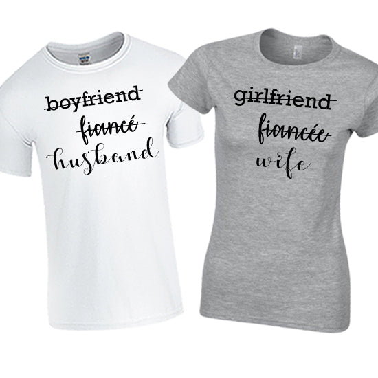 Husband & Wife Matching T-shirt Set