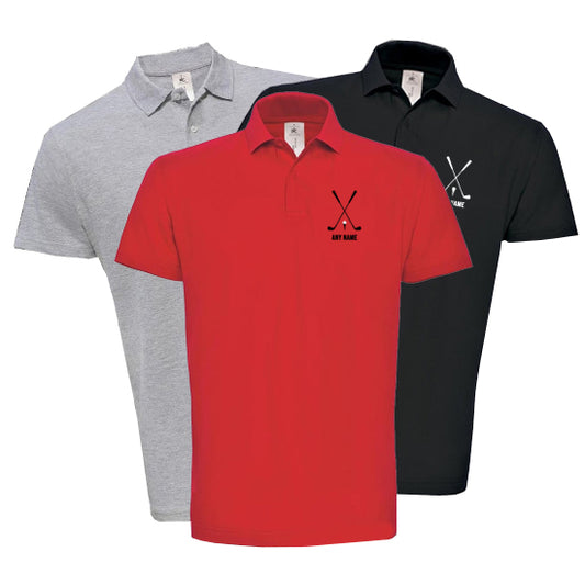 Golf Embroidered Personalised Polo Shirts