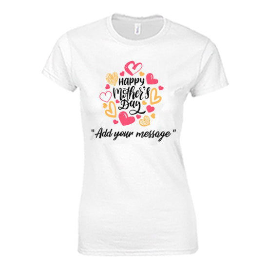 Mother's Day Personalised Message T-shirt