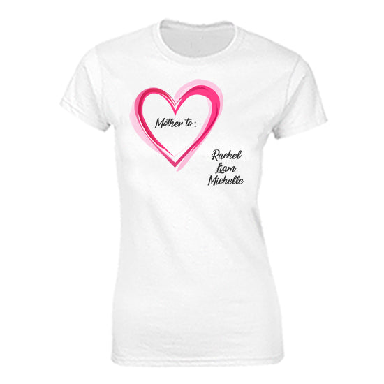Personalised Mothers Day T-shirt