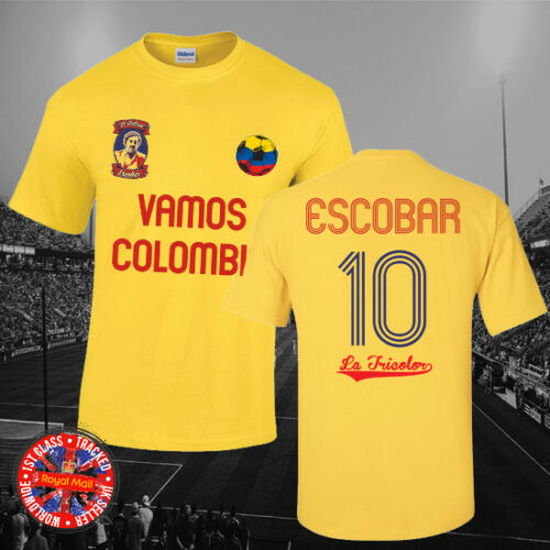Pablo Escobar "Vamos Colombia" Football T-shirt