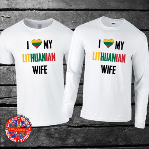 Personalised I love my Wife/Girlfriend International T-shirt