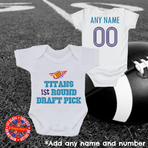 Titans 1st Round Draft Pick Personalised Bodysuit