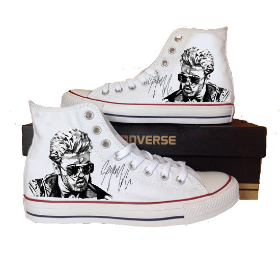 George Michael All Star Converse Unisex Hi Tops
